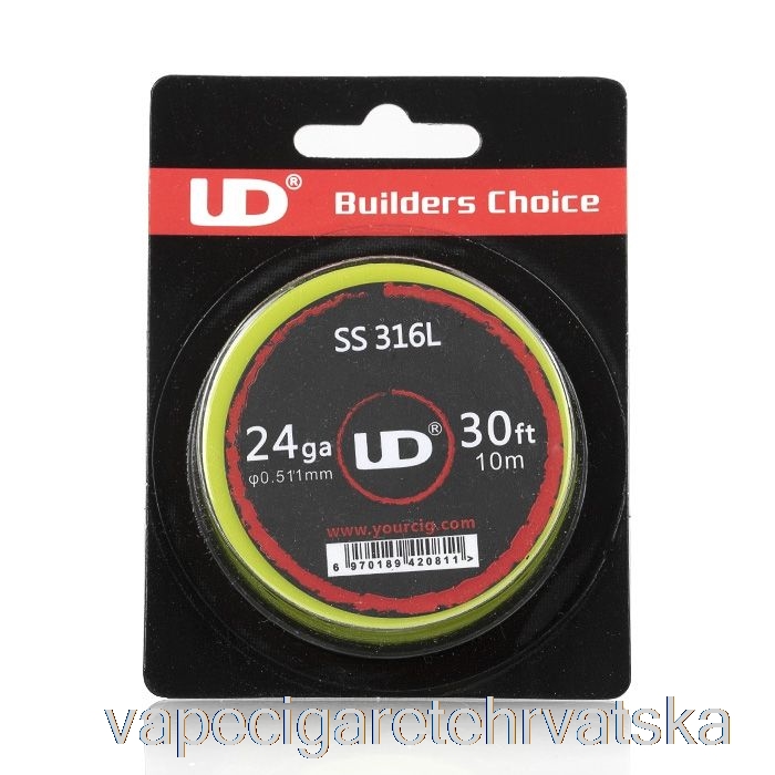 Vape Cigarete Ud Youde Otporna žica 24 Ga - Ss316 Nehrđajući čelik